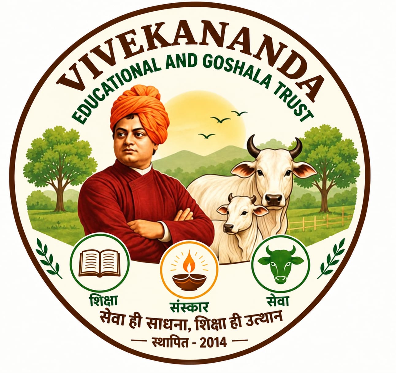 Vivekananda Educational and Goshala Trust logo