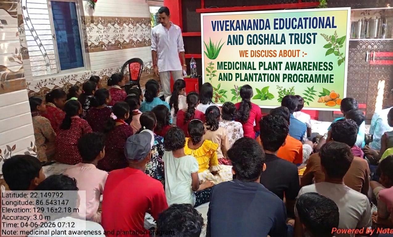 Medicinal plant awareness and plantation program